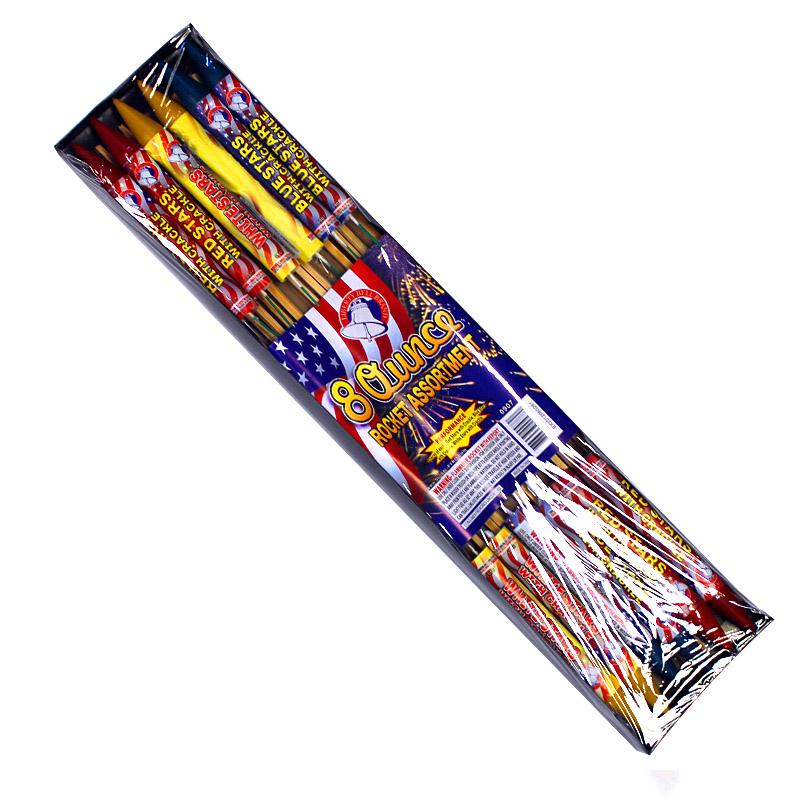 8-Ounce Rocket Assortment For Sale | Kellner's Fireworks
